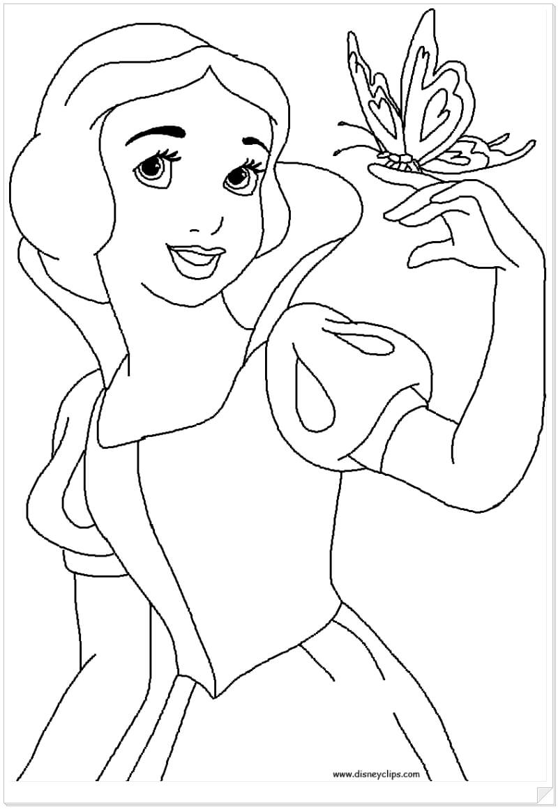 132 Tranh tô màu công chúa Disney xinh đẹp dễ tải dễ in Update 2023