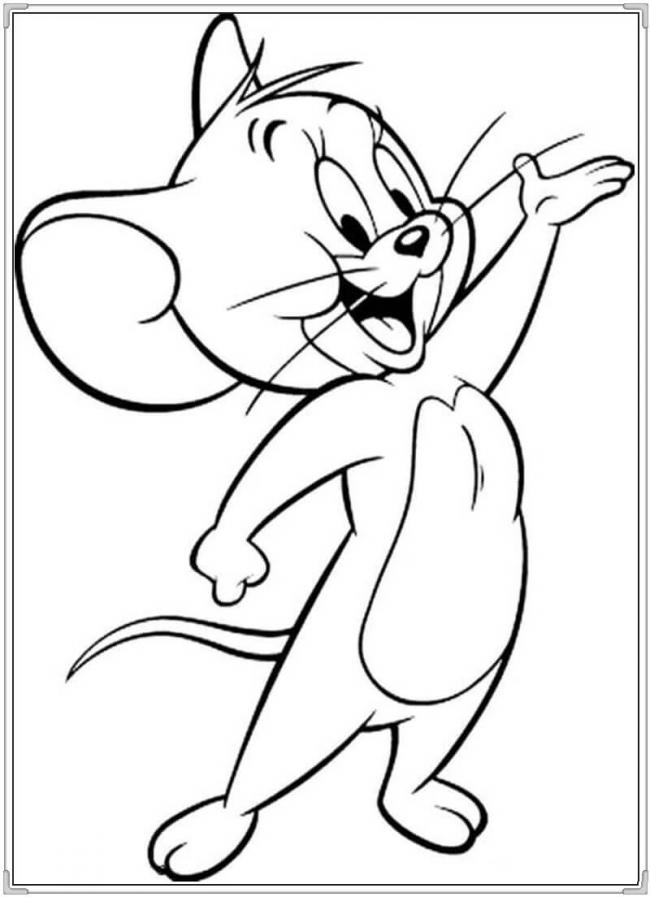 Chọn lọc 10 tranh tô màu Tom và Jerry cực dễ thương cho bé