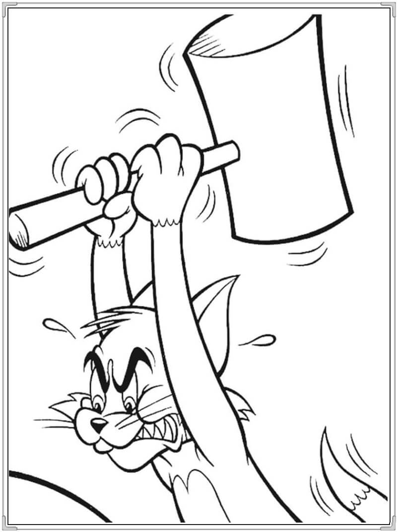 Tranh tô màu Tom and Jerry đẹp hài hước dí dỏm nhất  Hài hước Phim hoạt  hình Ảnh hài hước