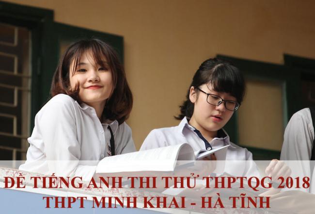 học sinh ôn tập môn tiếng anh thi thpt quốc gia 2018
