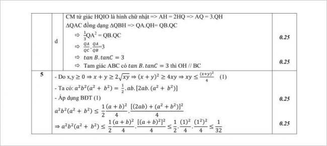 lời giải bài 5 đề toán lớp 10 thpt nguyễn công trứ