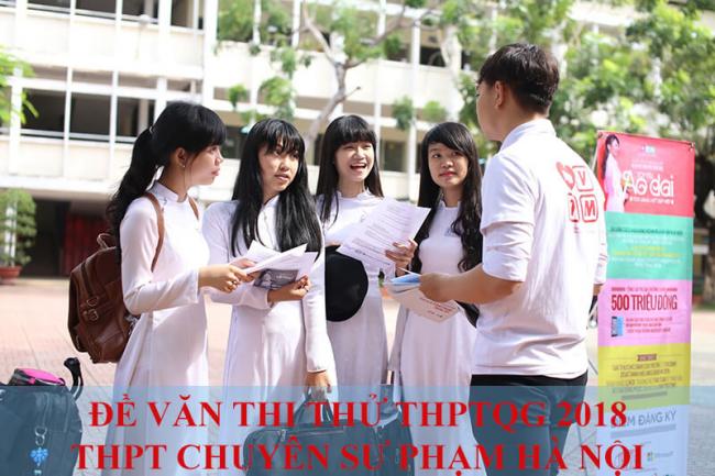 học sinh thi thử môn văn thpt chuyên bắc ninh