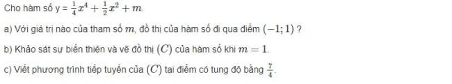 Câu hỏi bài 7 trang 44 sgk giải tích lớp 12