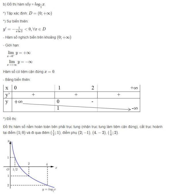 Đáp án câu b bài 4 trang 78 sgk giải tích lớp 12