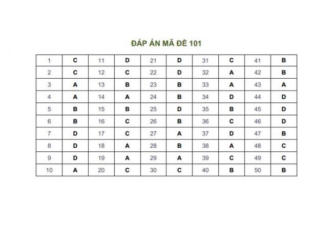 Đáp án Đề thi thử môn Toán thptqg năm 2018 trường Nguyễn Viết Xuân - Vĩnh Phúc lần 3