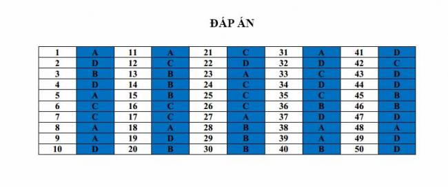 Đáp án đề thi thử môn Anh thptqg năm 2018 trường THPT Đồng Đậu Vĩnh Phúc