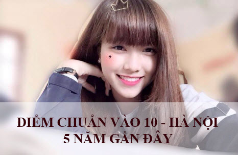 Điểm chuẩn vào 10 Hà Nội 5 năm gần đây