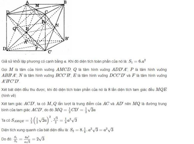 Đáp án bài 2 trang 18 sgk hình học lớp 12