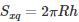 Sxq=2πRh