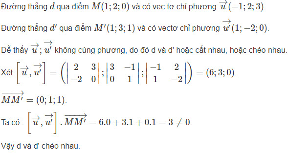 Đáp án bài 9 trang 91 sgk hình học lớp 12