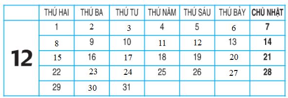 Giải bài tập Ngày, tháng trang 79 SGK Toán 2 ảnh 4