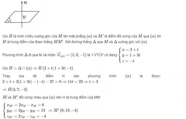 Đáp án bài 10 trang 93 sgk hình học lớp 12