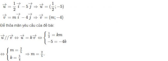 Giải toán hình học lớp 10 bài 12 trang 28 sgk