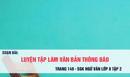 Tham khảo văn bản thông báo mẫu lớp 8 đầy đủ và chính xác