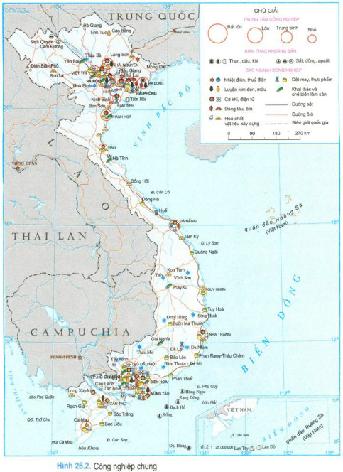 Bản đồ công nghiệp chung Việt Nam