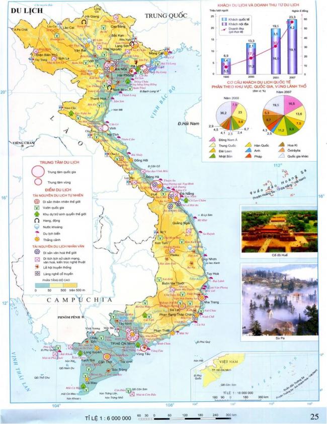 Bản đồ du lịch Việt Nam