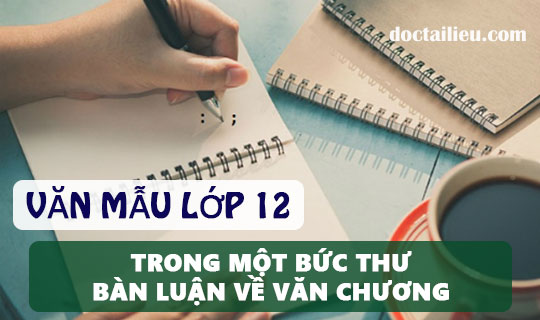 Trong một bức thư bàn luận về văn chương