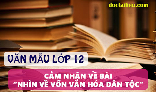 Trình bày cảm nhận bài Nhìn về vốn văn hóa dân tộc