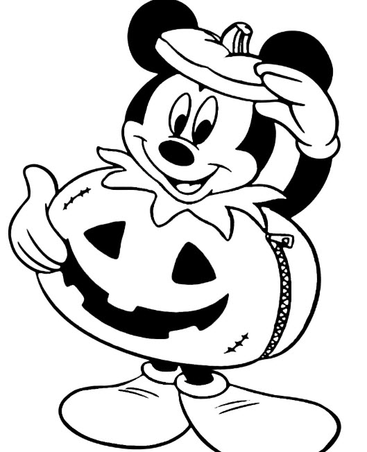 Màu chuột Mickey và bí ngô Trang 2