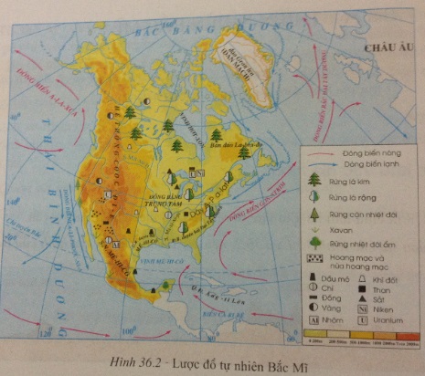 Cấu trúc địa hình Bắc Mĩ