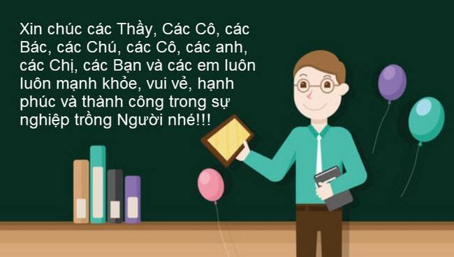 stt chúc 20/11 cho thầy cô