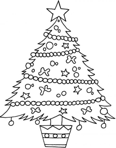 Cách vẽ cây thông Noel tô màu hình cây thông Noel đơn giản đẹp mừng lễ Giáng  Sinh