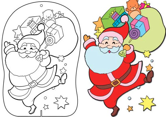 Tranh tô màu Giáng sinh Ông già Noel sẽ giúp bạn và gia đình tận hưởng không khí của mùa lễ hội. Nó sẽ đem đến cho bạn cảm giác vui vẻ và tình cảm trong những giây phút hội ngộ đầy ấm áp.