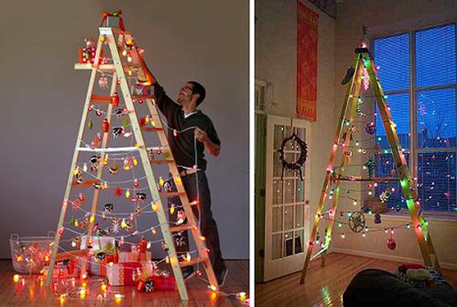Cách làm cây thông Noel bằng đèn led siêu đơn giản mà đẹp