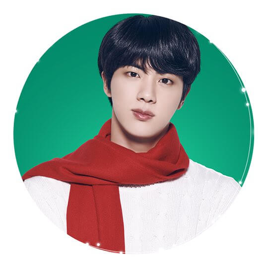 Hình nền giáng sinh (1) cùng anh cả Jin BTS