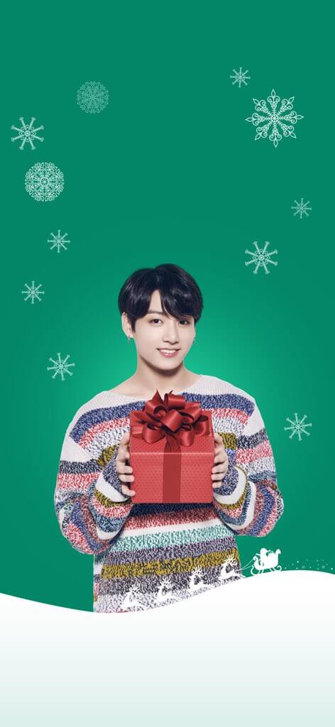 Hình nền wallpaper (2) Giáng sinh 'maknae vàng' Jung Kook