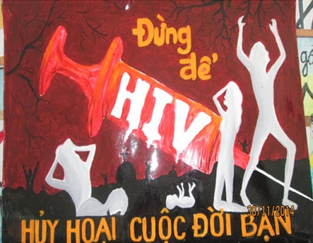 tranh ảnh về phòng, chống HIV/AIDS 3