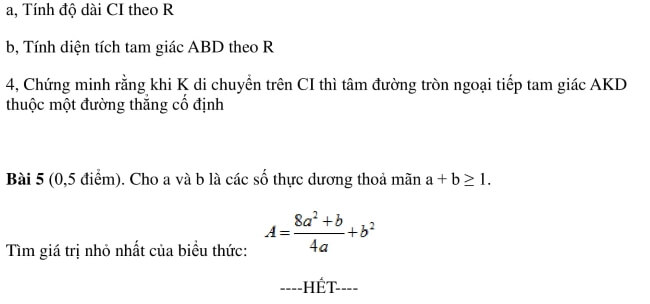 Đề thi thử vào 10 môn Toán trường THPT Xuân Tô - An Giang trang 2