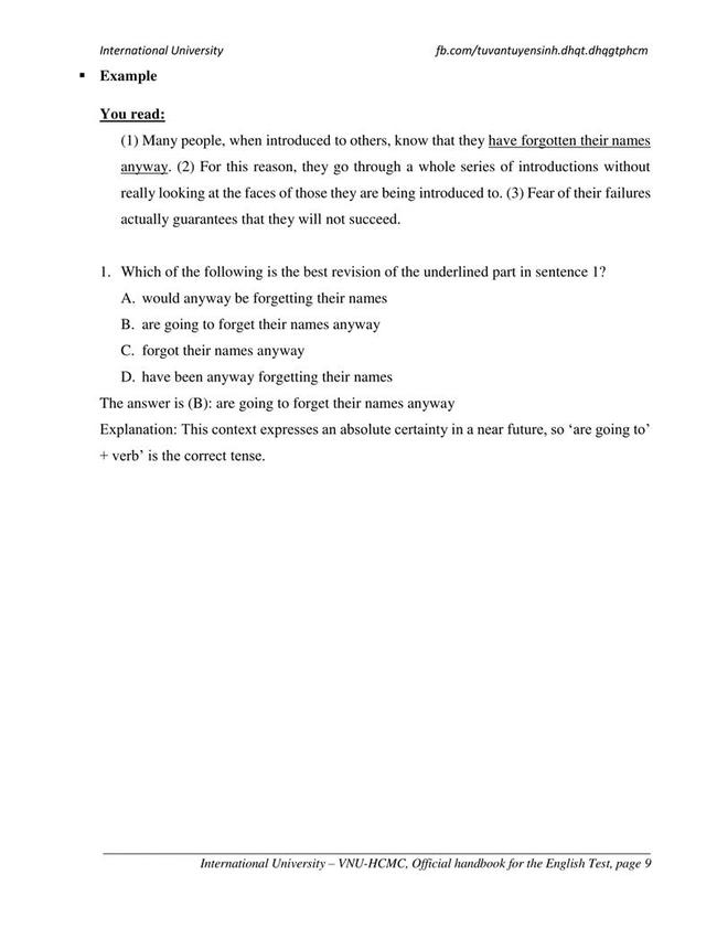 Đề thi mẫu đánh giá năng lực ĐH Quốc gia TPHCM 2019 môn Tiếng Anh trang 6