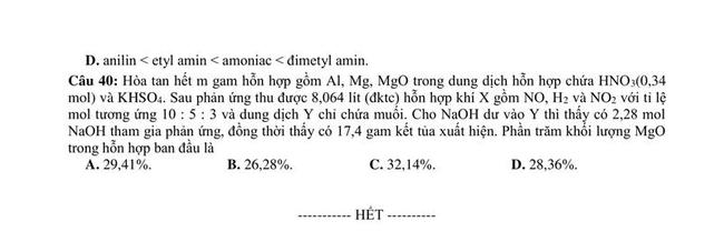 Đề thi thử môn Hóa THPT năm 2019 trường THPT Yên Lạc 2 - Vĩnh Phúc lần 1 trang 4