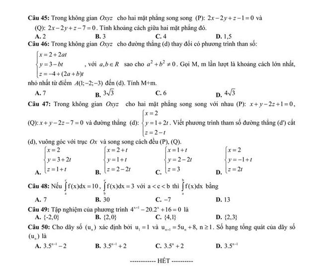 Đề thi thử môn Toán THPT năm 2019 trường THPT Trần Bình Trọng - Khánh Hòa lần 2 trang 6