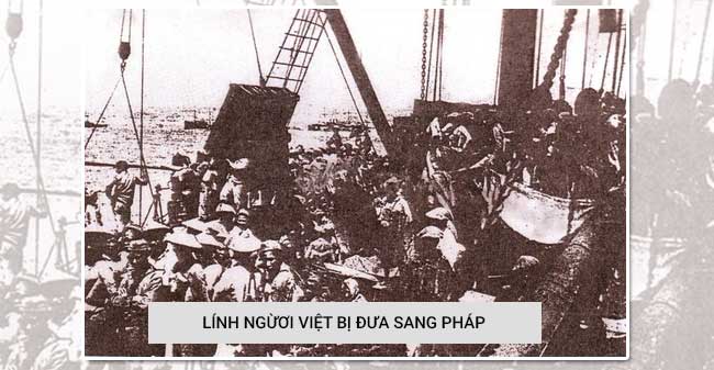 Lính ngừơi Việt bị đưa sang Pháp