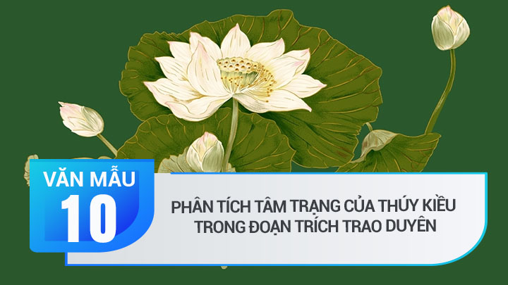 Phân tích tâm trạng của Thúy Kiều trong đoạn trích Trao duyên