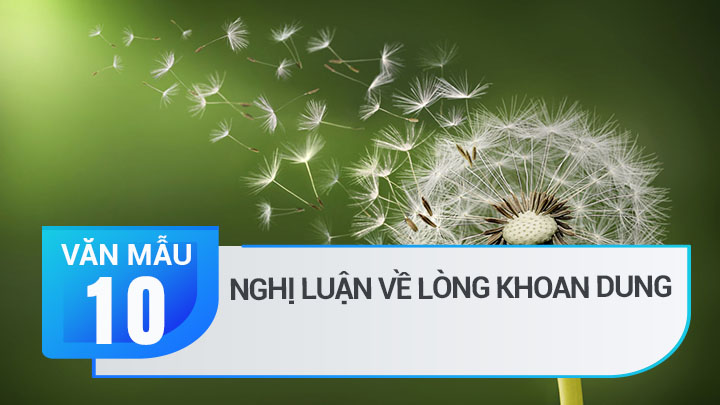 Nghị luận về lòng khoan dung