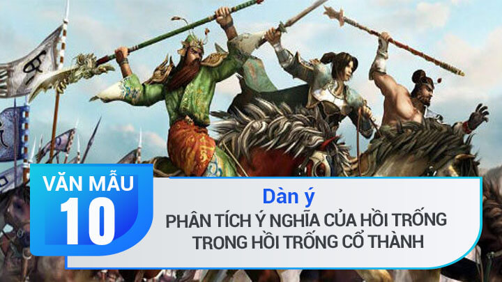 Dàn ý phân tích ý nghĩa của hồi trống trong Hồi trống Cổ thành