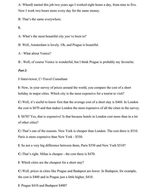 Đáp án đề thi thử môn Anh vào lớp 10 sở GD & ĐT Bình Dương trang 5