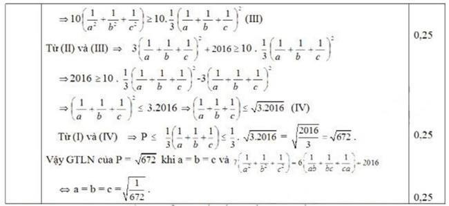 Đáp án Đề thi thử toán vào 10 THPT Đốc Binh Kiều - Tiền Giang trang 3