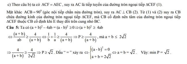 Đáp án Đề thi thử toán vào 10 THPT DTNT Huỳnh Cương - Sóc Trăng trang 3