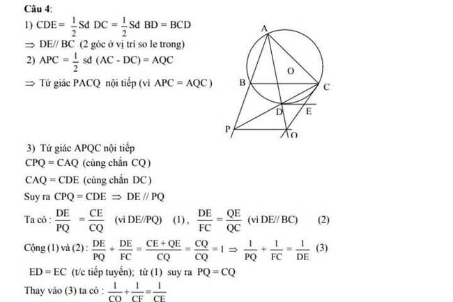 Đáp án Đề thi thử toán vào 10 THPT Trần Quốc Tuấn - Quảng Ngãi trang 2