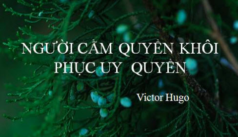 Phân tích nghệ thuật lãng mạn trong Người cầm quyền khôi phục uy quyền