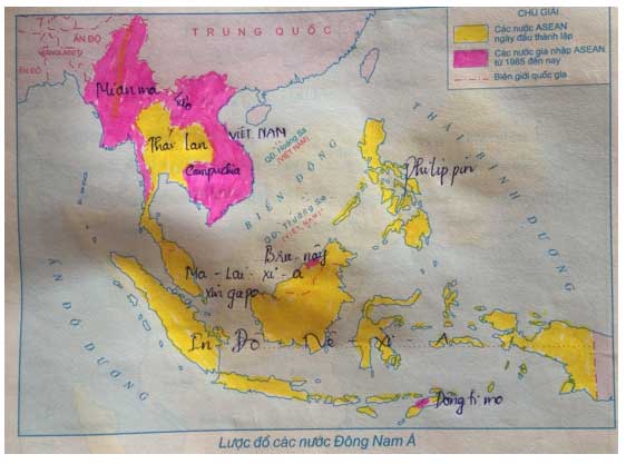 Lược đồ các nước Đông Nam Á