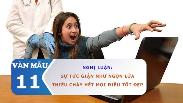 Nghị luận Sự tức giận như ngọn lửa thiêu cháy hết mọi điều tốt đẹp