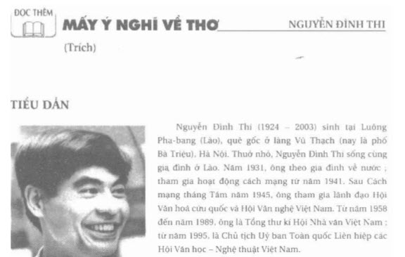  Soạn mấy ý nghĩ về thơ của Nguyễn Đình Thi- CungHocVui
