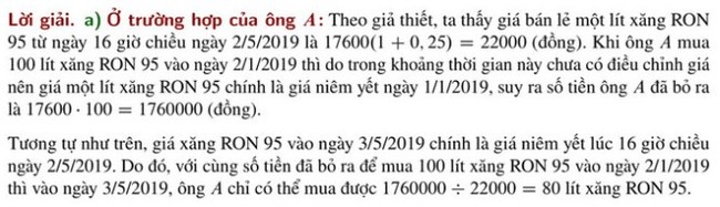 Đáp án bài 4 câu a đề toán thi vào 10 PTNK HCM năm 2019