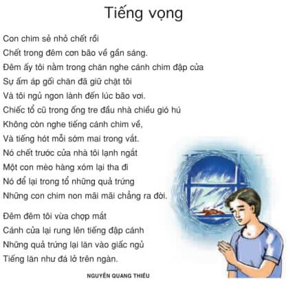 Tập đọc: Tiếng vọng trang 108 SGK Tiếng Việt 5 tập 1