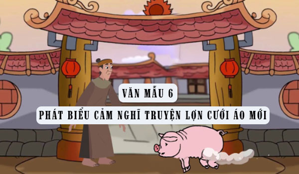 Phát biểu cảm nghĩ truyện Lợn cưới áo mới